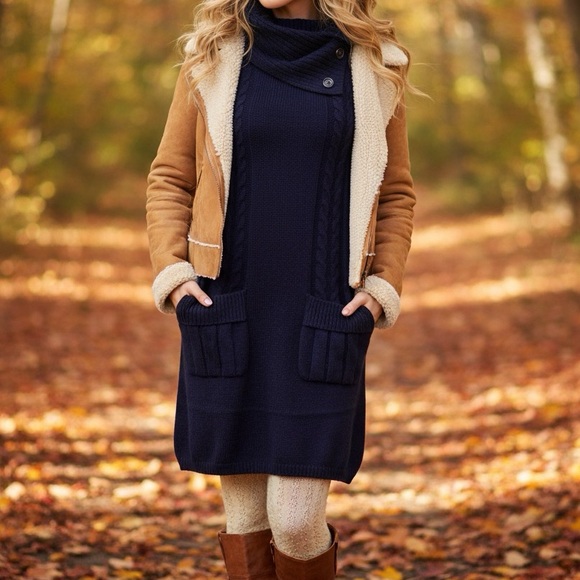 Hold Long sweater dress - Picture 1 of 4